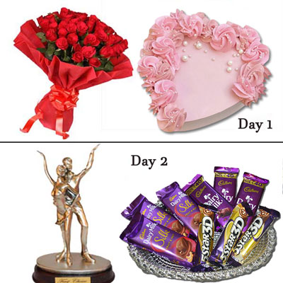 "Lets Dance in Love (Multi day Hamper ) - Click here to View more details about this Product